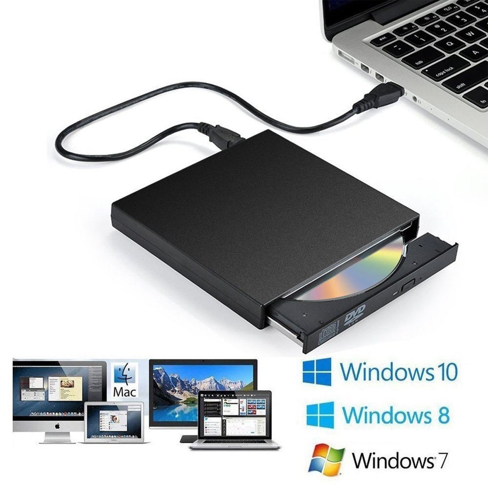 USB2.0 universal external CD-RW burner driver-free DVD / CD reader player