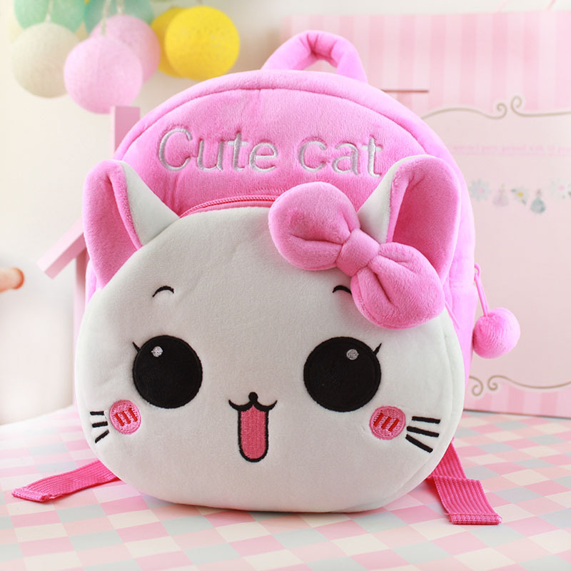 Cute Plush Backpack 0-2 years old kindergarten baby bag