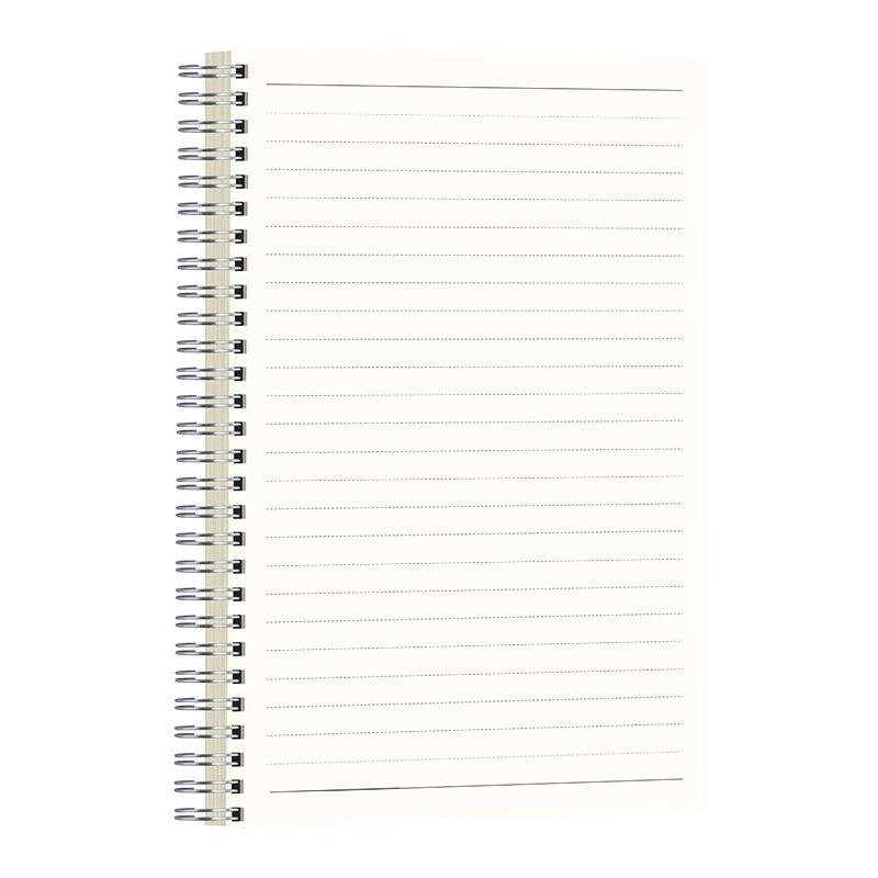 Sijin coil book wholesale student notebook transparent pp coil notepad b5 horizontal line book square blank book