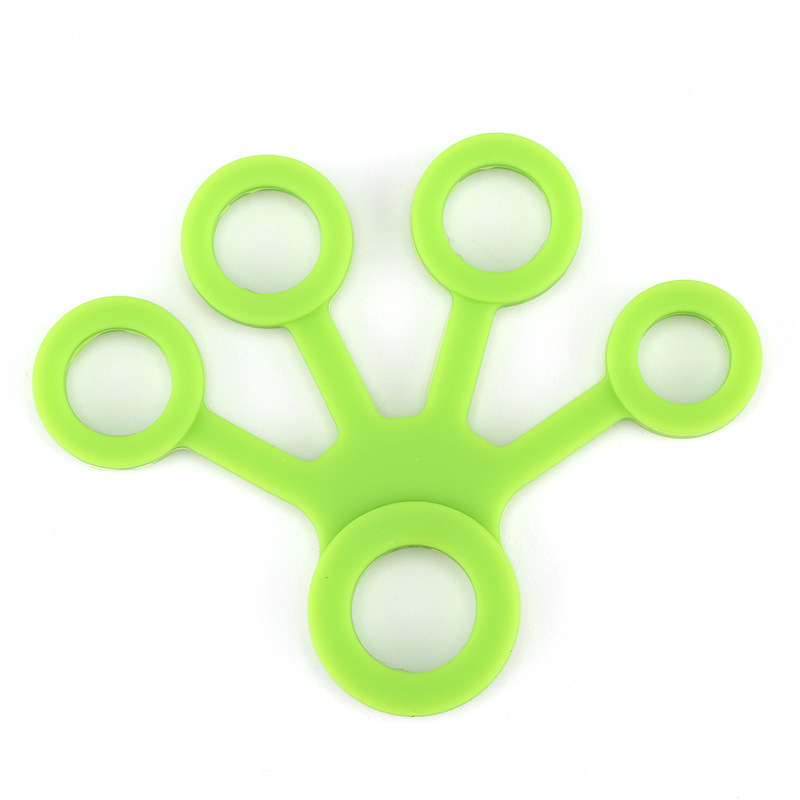 Manufacturers silicone five-finger tension device finger flexible training device grip wrist flexion and extension vein rehabilitation training