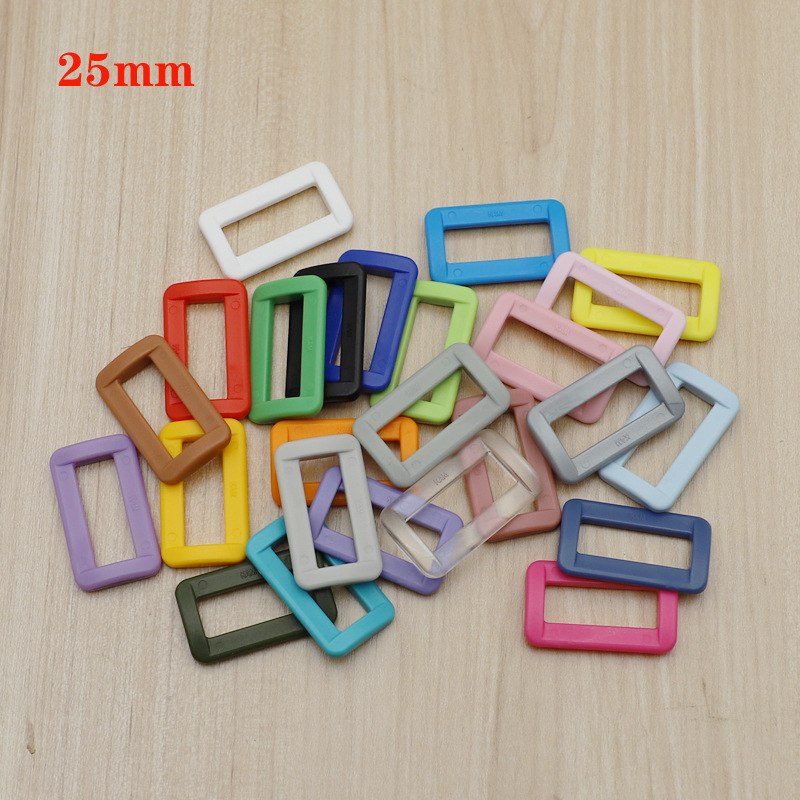 M001-25 Hualian KAM plastic second-gear buckle Lip Buckle adjustment buckle square buckle luggage accessories buckle size 25mm