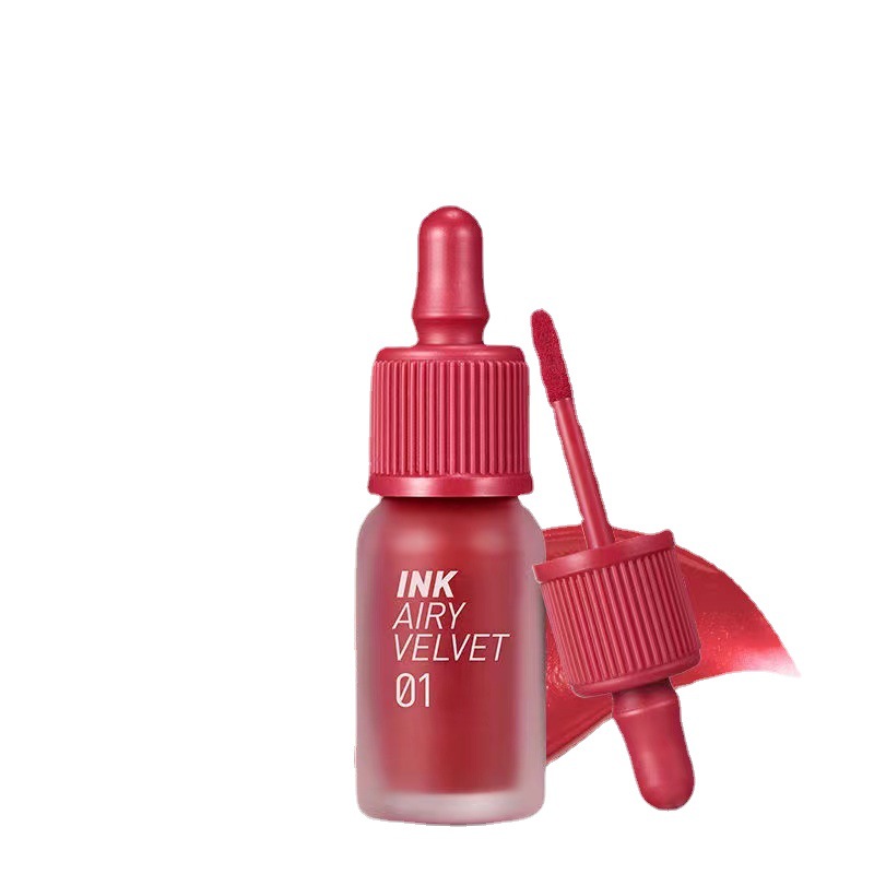 Small baby bottle lip glaze velvet matte matte matte face ins net red mirror niche plain white lipstick student lip dye liquid