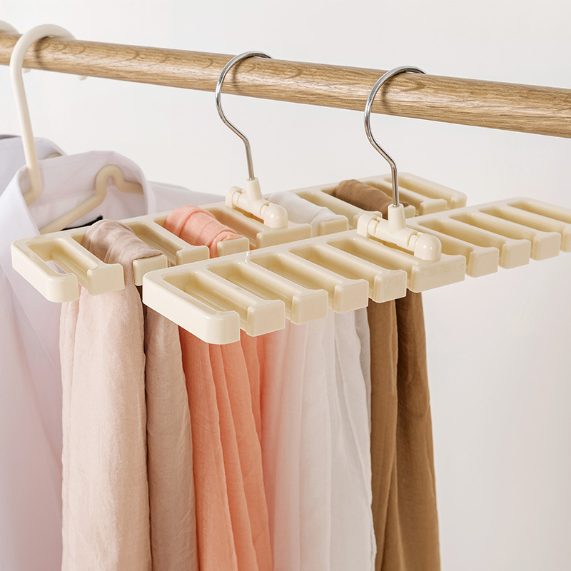 Household Belt Storage Artifact Rack Hanging Scarf Hanging Rack Silk Scarf Tie Hanger Multifunctional Hook Belt Bow Tie Loop