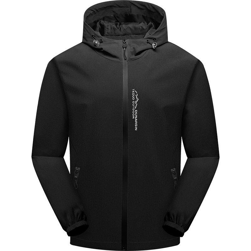 Spring and Autumn Thin Outdoor Sports Waterproof Windproof Jacket Large Size Men's Rush Clothes Couple's Top Jacket for Men