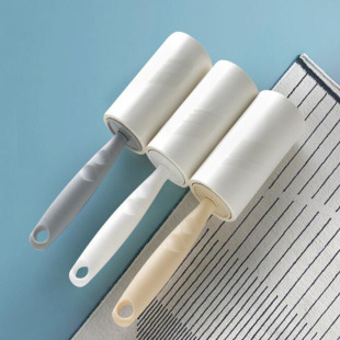 10cm sticky hair wholesale pet brush hair remover sticky hair paper core sticky dust paper roller sticky hair brush sticky hair