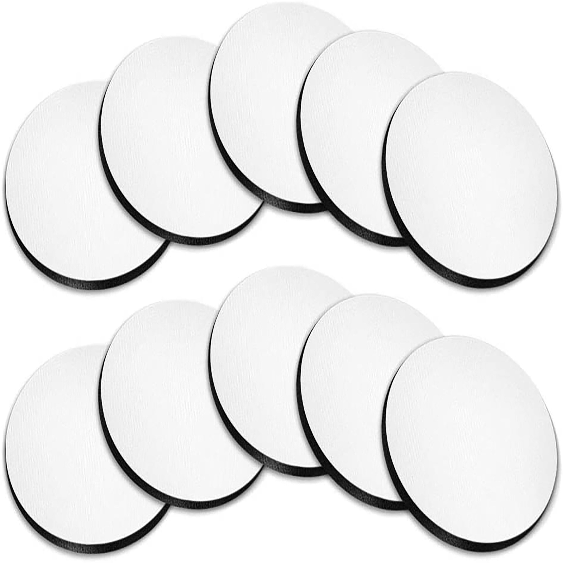 Spot diving material White 3mm thick car coaster thermal transfer sublimation DIY graffiti consumables Cup