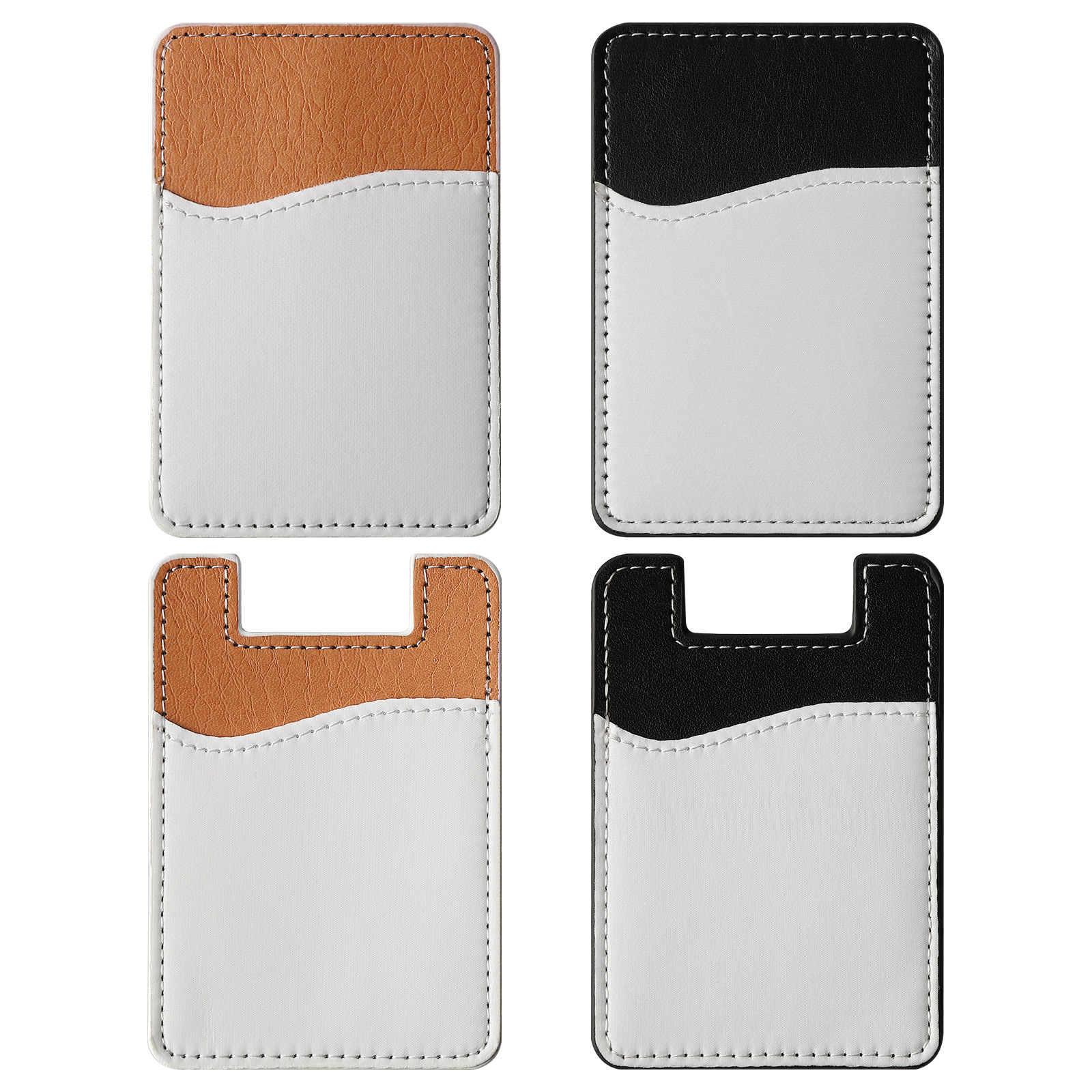Pegatina trasera de teléfono móvil con transferencia de calor en blanco, funda para tarjetero, pegatina para teléfono móvil, accesorios digitales para ordenador