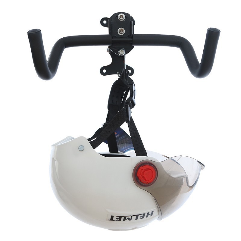 Mountain bike hook wall fixed double hook indoor telescopic hanging bicycle frame bicycle parking rack