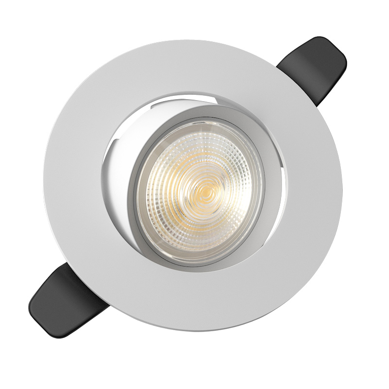 Ultra-thin spotlight led embedded thin 2cm low ceiling cob ceiling lamp adjustable angle opening 75 Downlight