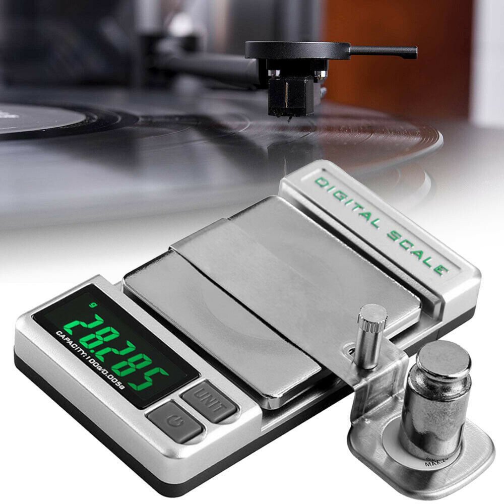 Vinyl singing machine needle pressure gauge jewelry scale turntable pressure needle dynamometer mini portable electronic scale multi-purpose 0.005