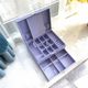 Southeast Asia independent station wholesale jewelry box pink ring earrings earrings earrings storage jewelry flannel