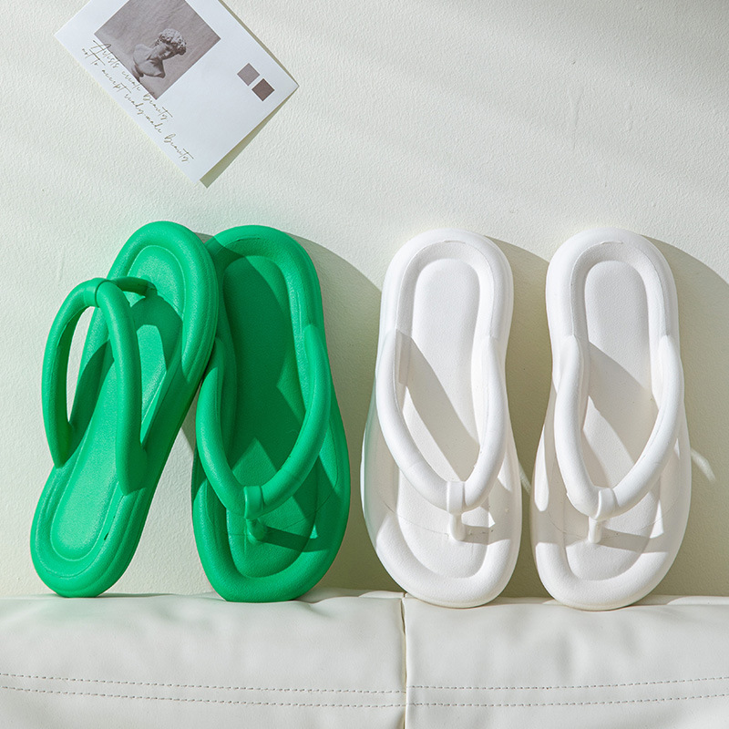 Beach Shit Flip Flops Fashion Home eva Slippers Men's Summer Indoor Bathroom Breathable Household Slippers for Outer Wear