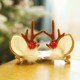 Red fruit mink antler clip-Brown