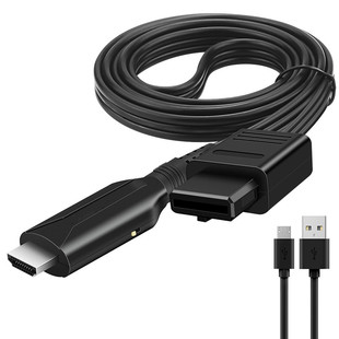 Трансграничный интерфейс игровой консоли PS2/WII/N64/XBOX в HDMI HD конвертер 1080P прямое подключение 1 м