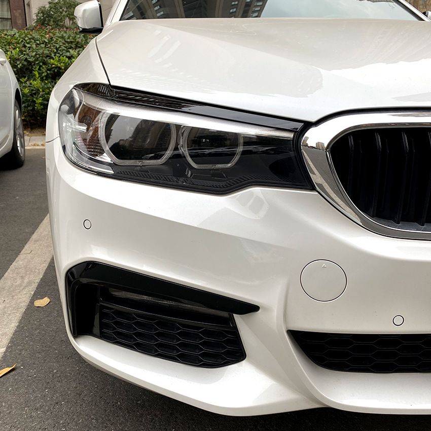 Suitable for BMW 5 Series G 30 525I 530i 2017-2021 headlight eyebrow exterior car sticker modification