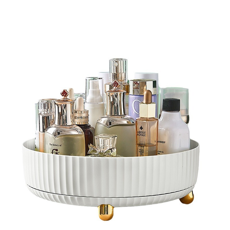 Multifunctional Storage turntable rotatable cosmetic storage tray kitchen seasoning bottle storage tray desktop fruit turntable