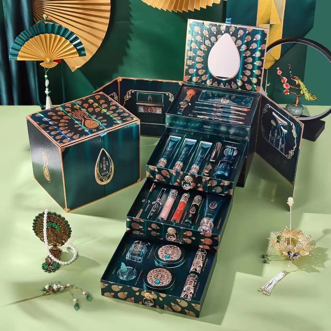 HIH Fengyu Yue Makeup Set 24-piece Oriental Fashion Cosmetics 520 Valentine's Day Christmas Gift