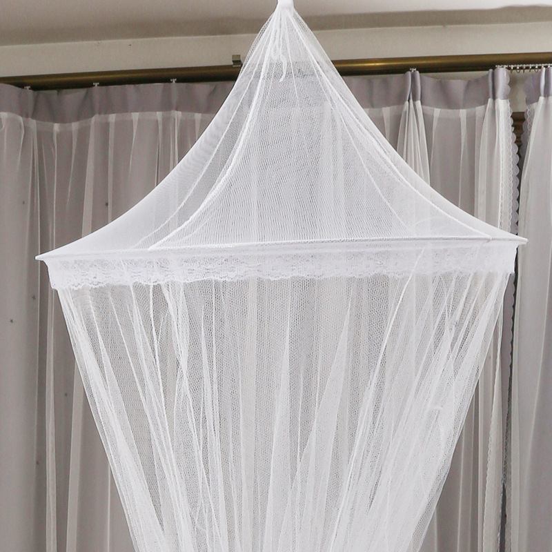 Princess mosquito net large round top single door mosquito net court ceiling round tent double dome mosquito net manufacturer