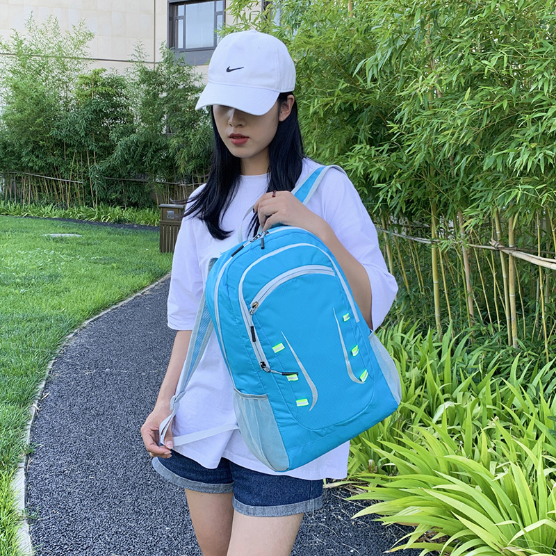 Cross-border new outdoor sports folding backpack skin bag light and easy to carry large capacity backpack a generation of hair