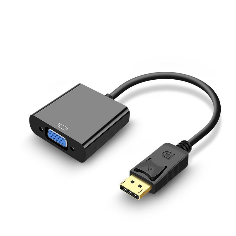 Large DP to VGA HD adapter DisplayPort lightning full copper chip 1080p video converter