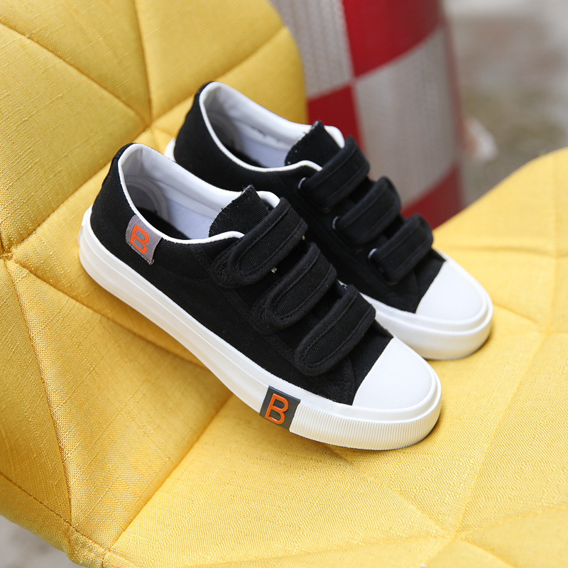Velcro Canvas Shoes Women's 2024 Spring New White Shoes Korean-style All-match Trendy Shoes Student Cloth Shoes Casual Sneakers