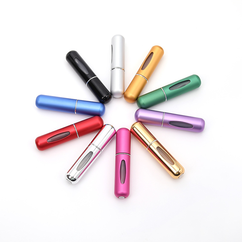 Factory supply 5ml bottom filling bottle does not leak liquid does not loosen fine spray bright surface dumb color perfume bottles