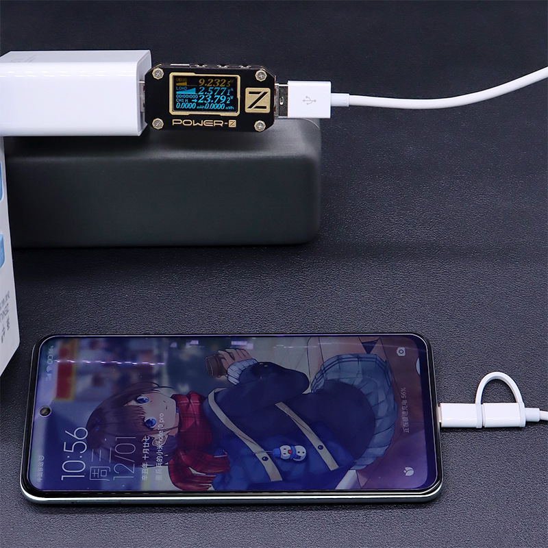 Charging cable compatible with MICRO to TYPE-C interface suitable for OPPO Huawei mobile phone 3A two-in-one data cable