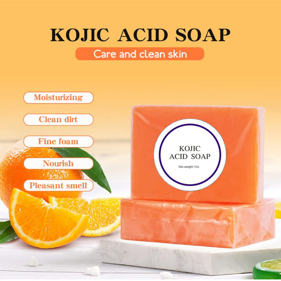 Cross-border foreign trade kojic acid soap kojic acid soap handmade soap bath soap papaya soap bath soap