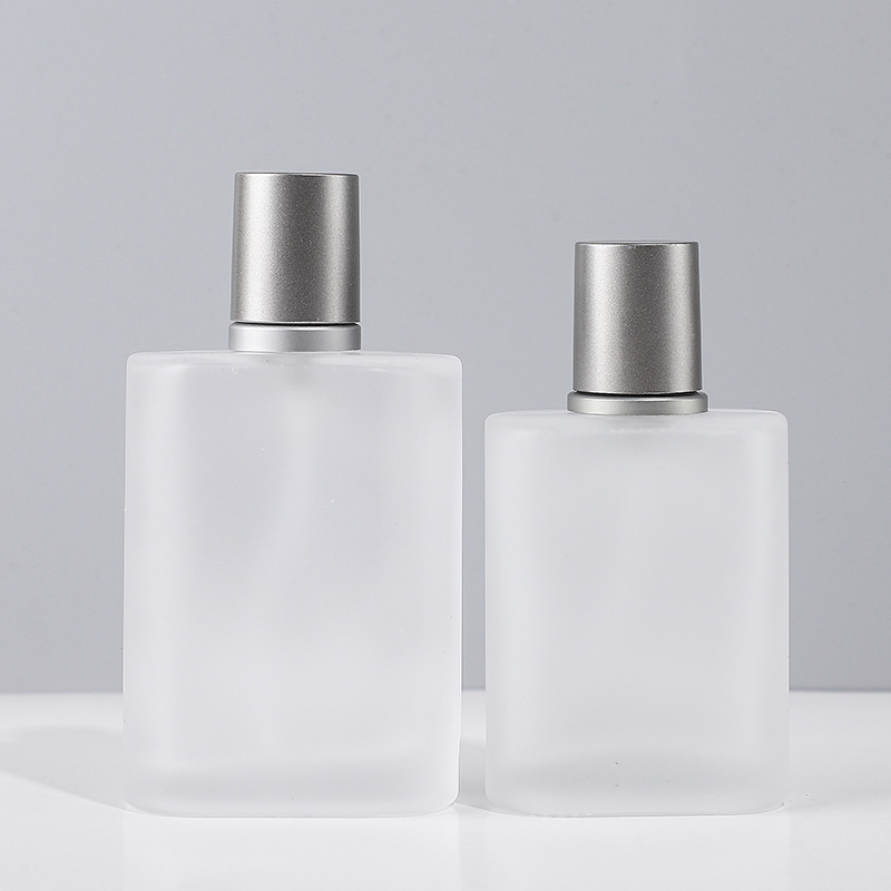 四方フロスト香水瓶30ml蒙砂ガラス分注瓶化粧品スプレー瓶電気化アルミ蓋メーカー直供|undefined