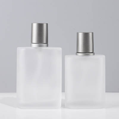 Quartet frosted perfume bottle 30ml frosted glass bottle cosmetic spray bottle anodized cap factory direct supply