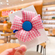 19# Pink-Plaid Flowers
