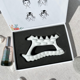 scraping ceramic scraping facial massage beauty plate Meridian brush bar gua sha massager
