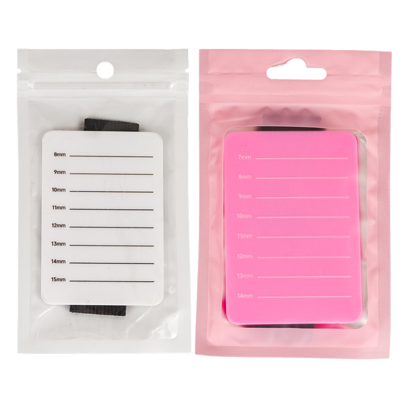 New portable strap hand-held eyelash scale plate eyelash hand back plate eyelash storage plate eyelash plate