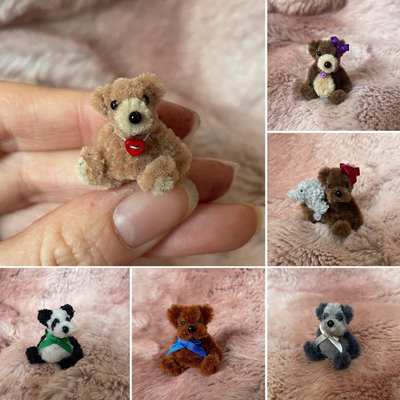 Cross-border New Creative Plush Mini Bear Doll Children's Gifts