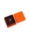 Orange ring box; with words (Best Wishes)