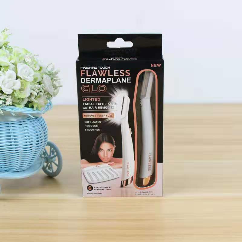 New LED with light manual shaving hair remover portable small size with 7 Blades