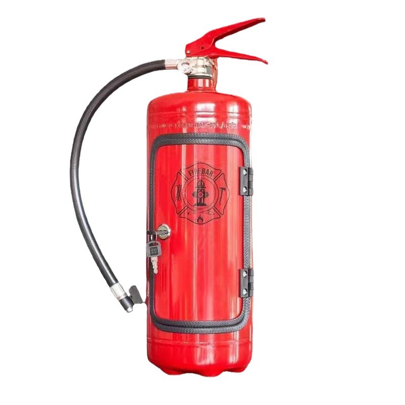 Cross-border new Fire extinguisher mini bar Fire extinguisher wine box fireman's gift for men