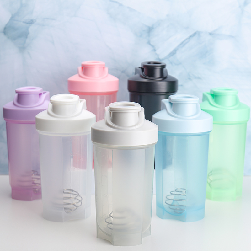 Shake Cup mixing cup Sports Cup portable protein powder milkshake fitness kettle in stock 500ML coffee cup