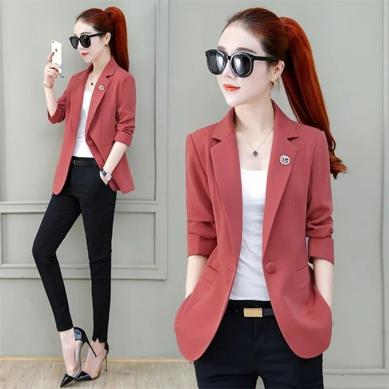 Short blazer women's spring wear  new thin style fashionable high-end suit formal top trend