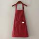 Adjustable cloth label single layer striped red