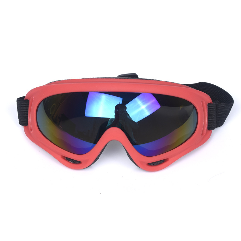 Glasses Colored frame multicolored ski glasses motorcycle goggles labor goggles Adult goggles_voghion.com