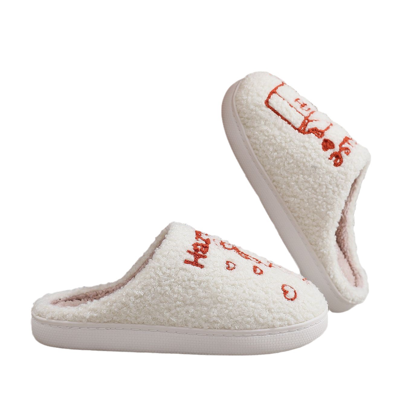 Amazon cross-border popular European and American Idol aidou Harry's house cotton slippers thick bottom plush slippers New