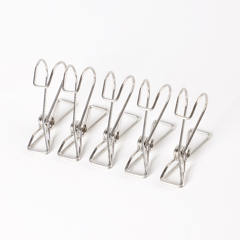 Japanese stainless steel clip drying socks hanger hook clothes seamless small clip fixed drying clothes multifunctional strong