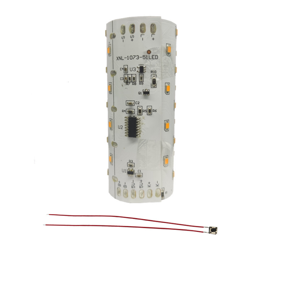 3.7V solar torch lamp control panel lamp panel solar flame lamp circuit board solar candle lamp PCBA