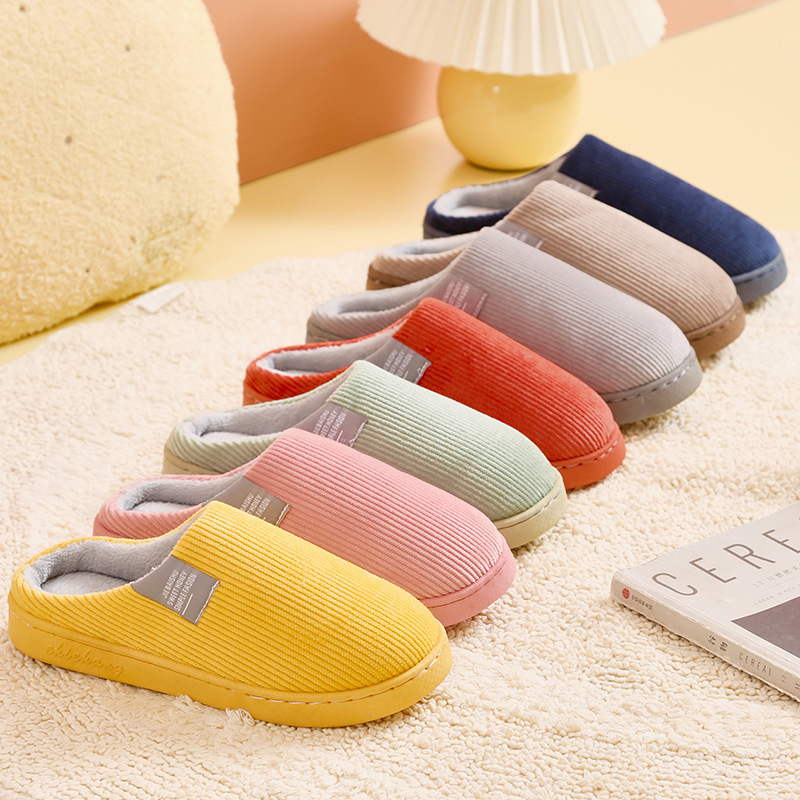 Cotton slippers ladies indoor home winter non-slip soft bottom 2022 new warm bag with moon slippers autumn and winter