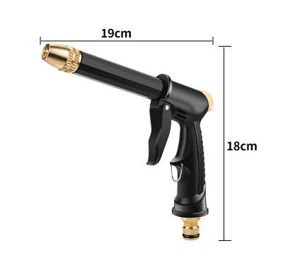 Household car washing water gun water pipe hose garden cleaning watering nozzle set with tube cleaning artifact washing