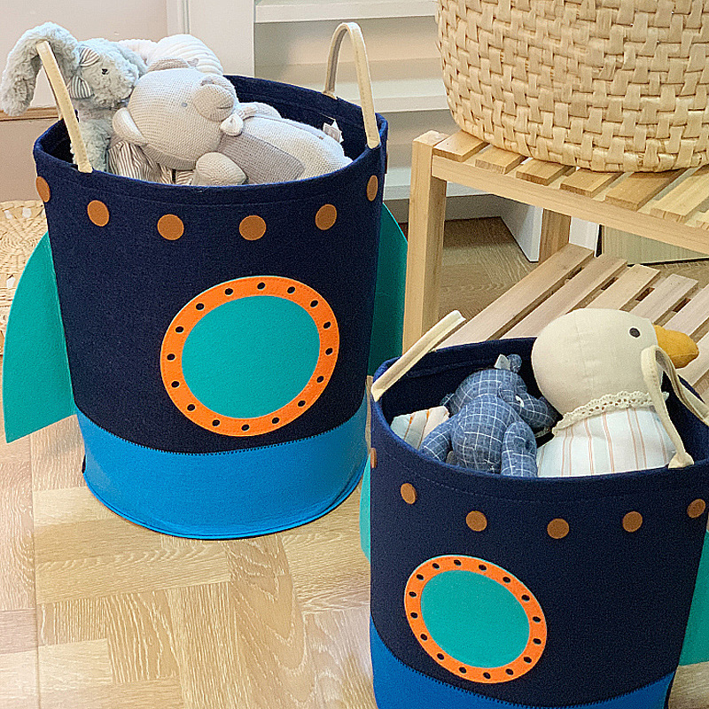 Cartoon children's toy storage basket clothes dirty clothes basket car kindergarten storage basket washable storage bucket wholesale