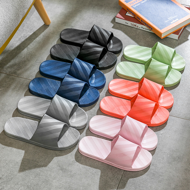 Slippers Women Wholesale Hotel Home Bathroom Comfortable Soft Slip-proof Summer Thick Slippers New Plastic Sandals for Men