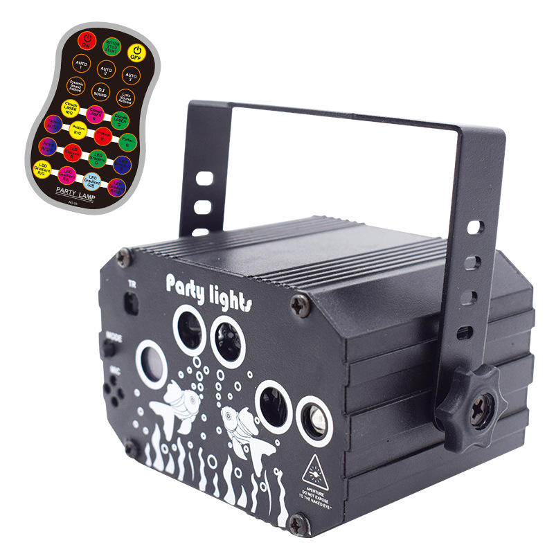 New fantasy laser light stage light bar ktv flash DJ voice control disco party projection light atmosphere light