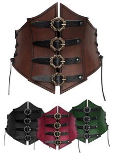2023 Cross-border Foreign Trade New European and American Retro Amazon Medieval Renaissance COSPLAY Corset Waist Cover